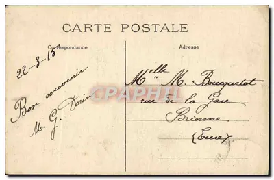 Paris - O Panteão — editor M. K. n°38 — Verso