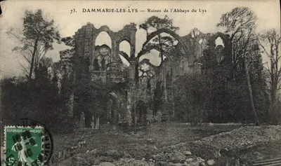 DAMMARIE-LES-LYS — Ruínas da Abadia do Lys — editor desconhecido, n° 73