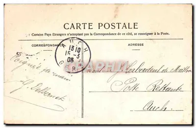 Cordelle, près Roanne — L'Église. Éditeur : Mme Tournaire-Bancelier, édit. Roanne. — Achterkant