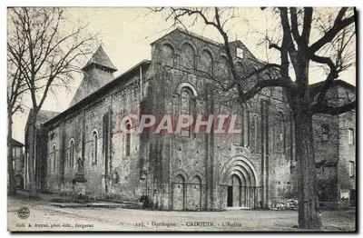 Cadouin - A Igreja — Dordogne — editor Coleção A. Astruc, Bergerac, n° 223