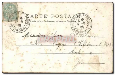 SOULAC-sur-MER — A Banheira dos Crianças — editor Amisté, N° de série não visível — Verso