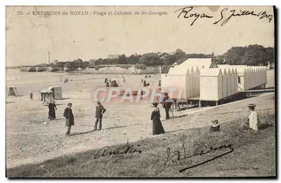 Environ de Royan : Plage et Cabines de St-Georges — Édition Amilis, n°79