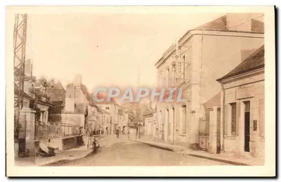 Gizeux (Loire) — A Prefeitura e a Correios — Edição A. JOLIN, Gizeux