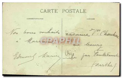 Saint-Broladre (I.-e-V.) — Retorno das Embarcações de Pesca — J. Soral, editor, Rennes — Verso