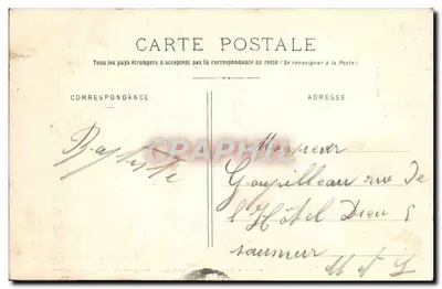 Homenagem às Sablaises — Poema de Maurice MétaiS — Sables-d'Olonne, n° 1189 — Verso