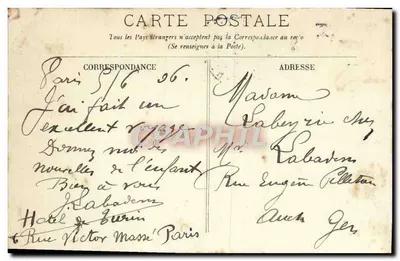 PARIS — La Gare d'Orléans et Quai d'Orsay — LL. — n° 698 — Verso
