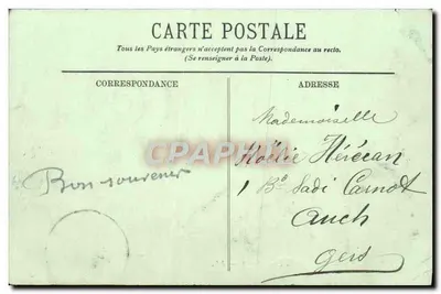 PARIS — Het Palácio van het Luxembourg — LL. — Achterkant