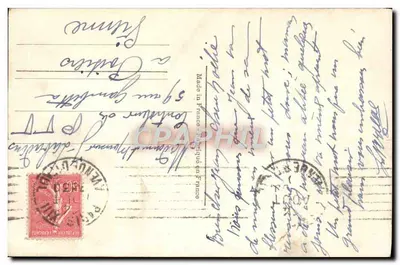 Paris — Vue Générale de la Rue de Rivoli et du Louvre — PC Paris n°132 — Verso