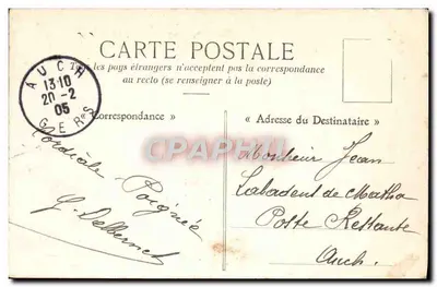 Toulon — Place d'Armes, Prefektura Morska — Zbiór A. Couturier — Rewers