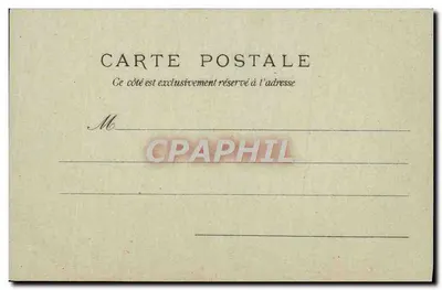 Pavilhão do Senegal — Vista de Podor — Exposição Universal de 1900 — Carta postal ilustrada das colônias francesas, n° 1119 — Verso