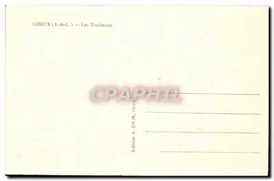 Glizeux (I.-&-L.) — Os Túmulos — Edição A. JOLIN — Verso