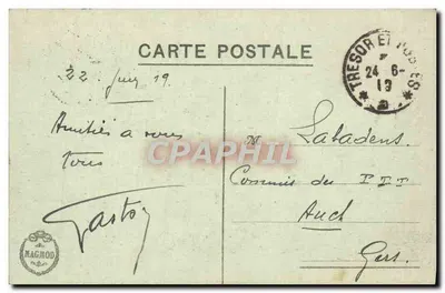 Straatsburg - De bruggen van de Rijn, bij Kehl — uitgever MAGMOD, nr. 80 — Achterkant