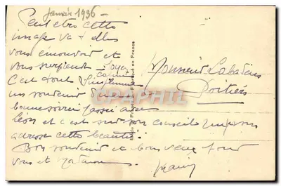 Orientalische Tänzerin — Kabarett-Szene — Verlag S. & C. Nr. 6026 — Rückseite