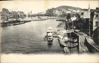 Rouen — Embarrcadère du T.C.F. — Éditeur E.P. n°345