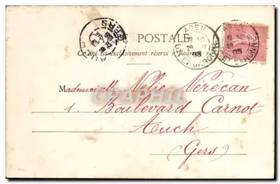 Collezione di cartoline postali — Bergeret — A. Gaboriaud — Verso