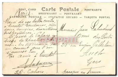 Cahors — Het Klooster en de Kathedraal — ND Pbot — Achterkant
