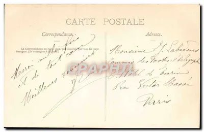 Kobieta w kapeluszu ozdobionym — Coquette — wydawca A. Lemaire, nr 104 — Rewers