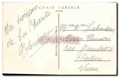 LA CHARITÉ-sur-LOIRE (Nièvre) — Ruínas de antigas fortificações — Edição Colin — Verso
