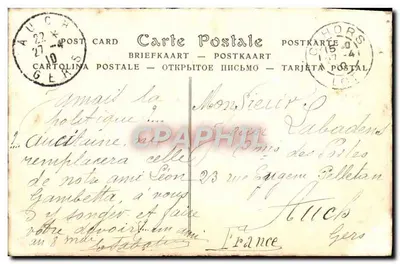 Léon Gambetta — Advogado e patriota francês — ND Pbot. — Verso
