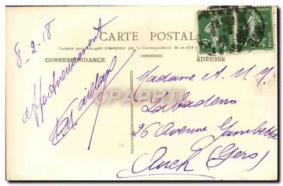 Monte-Carlo — El Casino — Edición Picart, Niza, n° 100 — Reverso