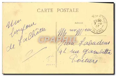 Os Casamentos do Berry — 6. — editor G. Guillemon, Châteauroux — Verso