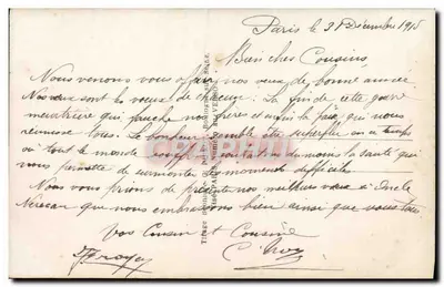 Jovem mulher com coroa de flores — desejo de feliz ano novo — editor DIX, n° 173 — Verso