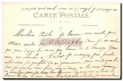 Amizades — Carta postal decorativa com flores — editor não identificado — Verso