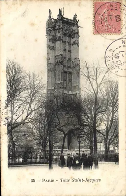 Paris — Tour Saint-Jacques — F. B. Paris, n°35