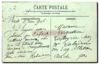 Paris — O Ópera, o Grand Hôtel e o Café de la Paix — LL. n°641 — Verso