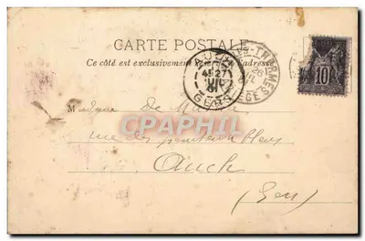 Ax-les-Thermes — A Igreja — F. Dauphin, livreiro editor, Foix — Verso