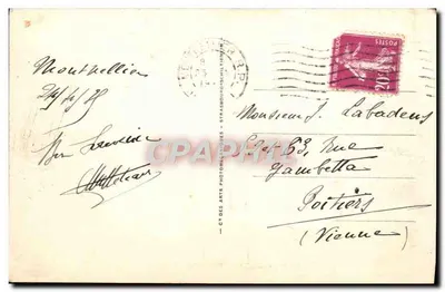 Montpellier — Plac Komedii — LL. n°128 — Rewers