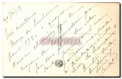 O Passado e o Presente — Boa Ano — editor A.N. Paris, n° 265 — Verso
