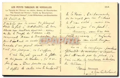 Versailles — Il Tempio dell'Amore — Mang — Verso