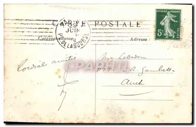 Paryż — Wolność oświetlająca świat — C. M. n° 757 — Rewers