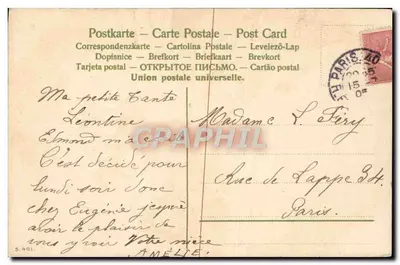Violetas — Te traerán Suerte — Editor no visible — Reverso