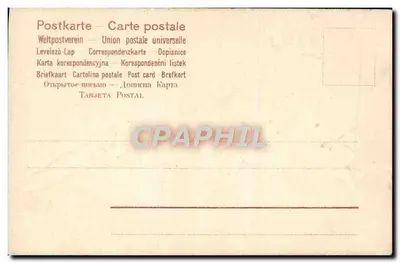 Cerberino com flor — texto 'Pas du tout' — Verso