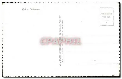 Caimans — série 498 — editor La Carte Africaine, Paris — Verso