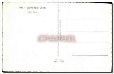 Tam-Tam — Oubangui-Chari — Hooa-gui — Achterkant