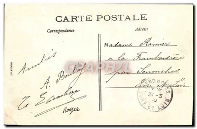 Louviers — Il Quai de Bigard — Edit. E. Barbier, Louviers — Verso