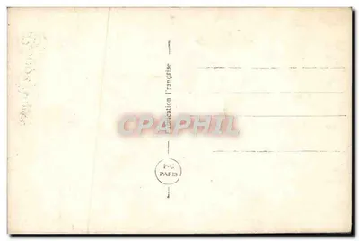 Menina em vestido com motivos rosa — Boa Ano — P.C. PARIS 460 — Verso