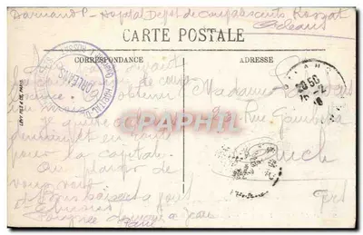 Orléans — Postes et Télégraphes et Rue de la Hallebarde — LL. — Verso