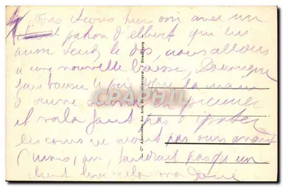 Paimpol - As falésias — Bilhete postal antigo n°49, editor ABA — Verso