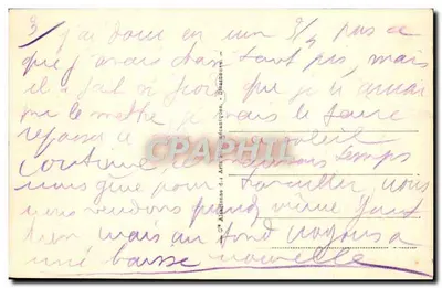 Paimpol - El Puerto — vista del puerto con varios veleros — editor A. B. n° 32 — Reverso