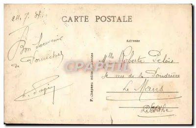 Pornichet (Loire-Inf.) — Ogólny widok plaży, z wzniesienia — F. Chapeau wydawca — Rewers