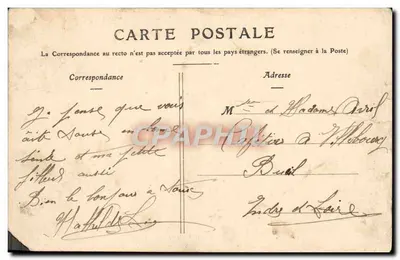 Marray — La Mairie — éditeur A. L. J. n°2 — Achterkant