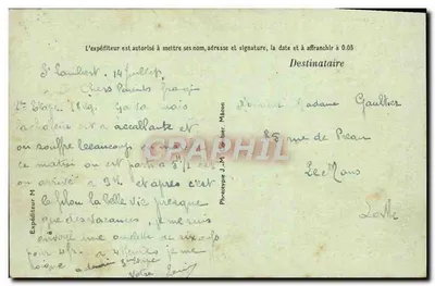 LE MONT-de-JEUX e a vallée de Rilly — Ed. Bauer, St-Lambert — Verso