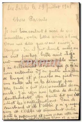Les Sables-d'Olonne — widok plaży i portu w 1872 — wydawca nieznany, nr serii 116 — Rewers