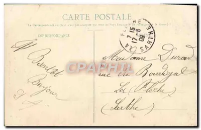 La Culbute — Sables-d'Olonne — Lucien Amiaud, N° 2250 — Achterkant