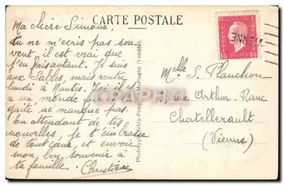 Les Sables-d'Olonne (Vendée) — Marais Salants — Rewers