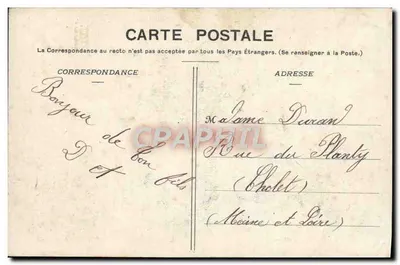 A Culbute — Lucien Amiand, Les Sables d'Olonne — N° 2224 — Verso